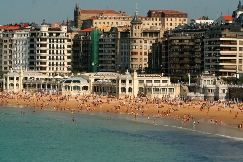 San Sebastian strand la conchina - spanske byer - alt om spanien