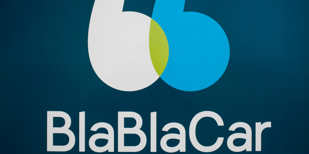 Blablacar - logo der insinuerer at det er delekørsel - Alt om spanien